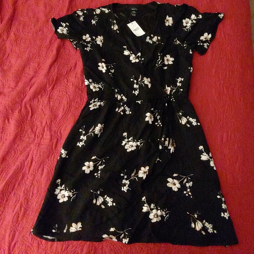 Floral Wrap Dress